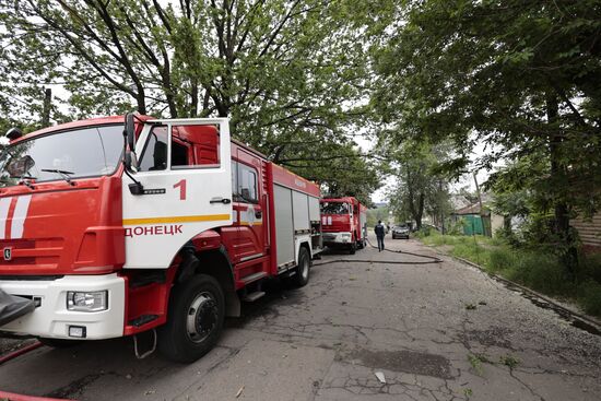 Russia Ukraine Military Operation Shelling