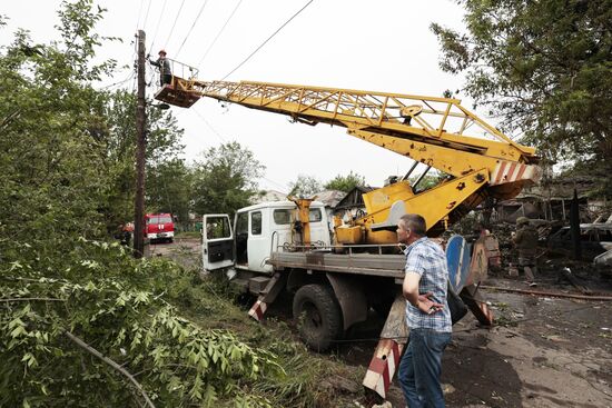 Russia Ukraine Military Operation Shelling