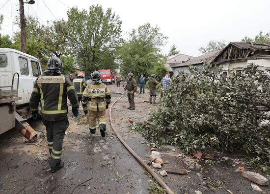 Russia Ukraine Military Operation Shelling