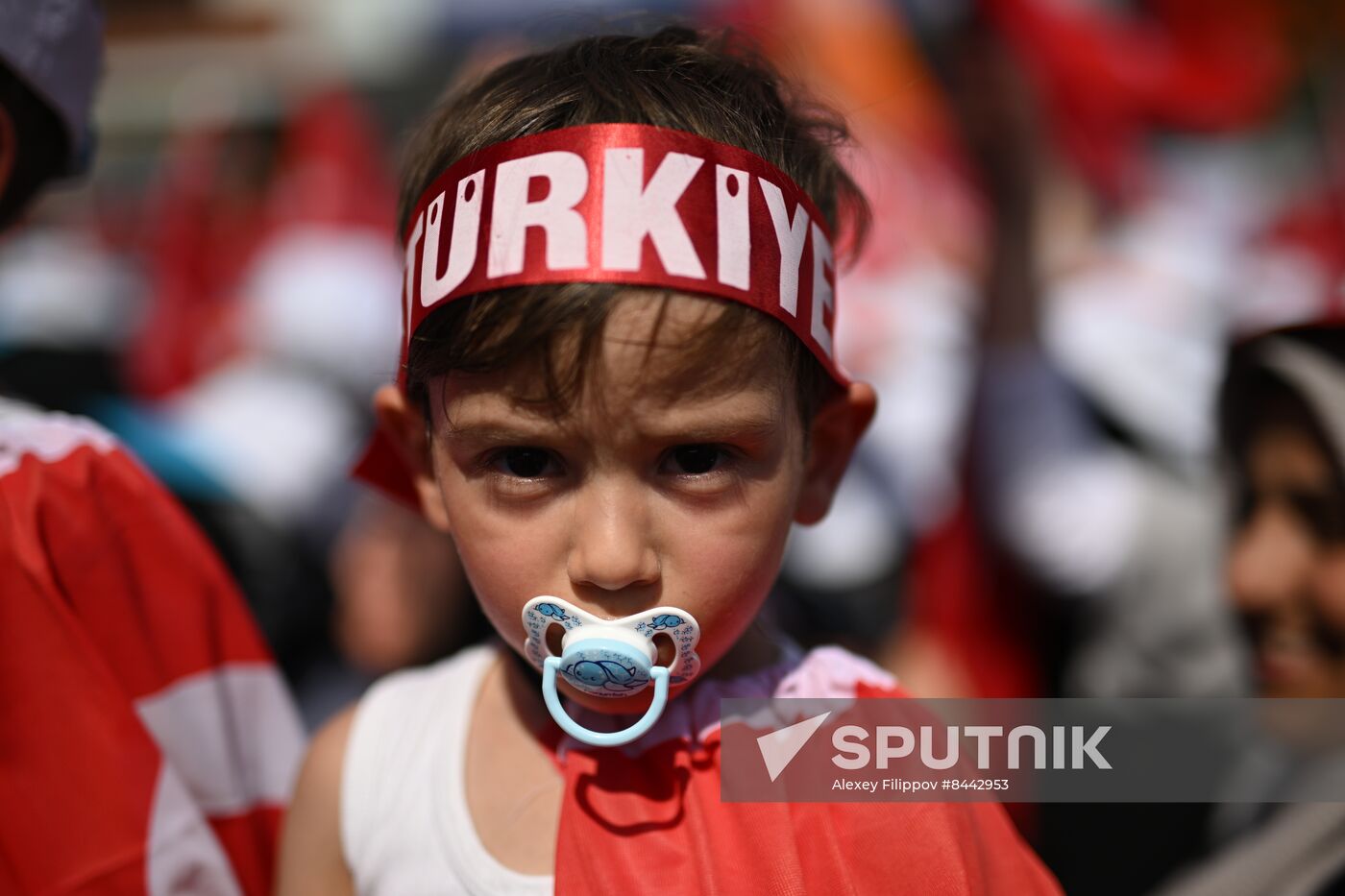Turkey Election Erdogan Campaign Rally