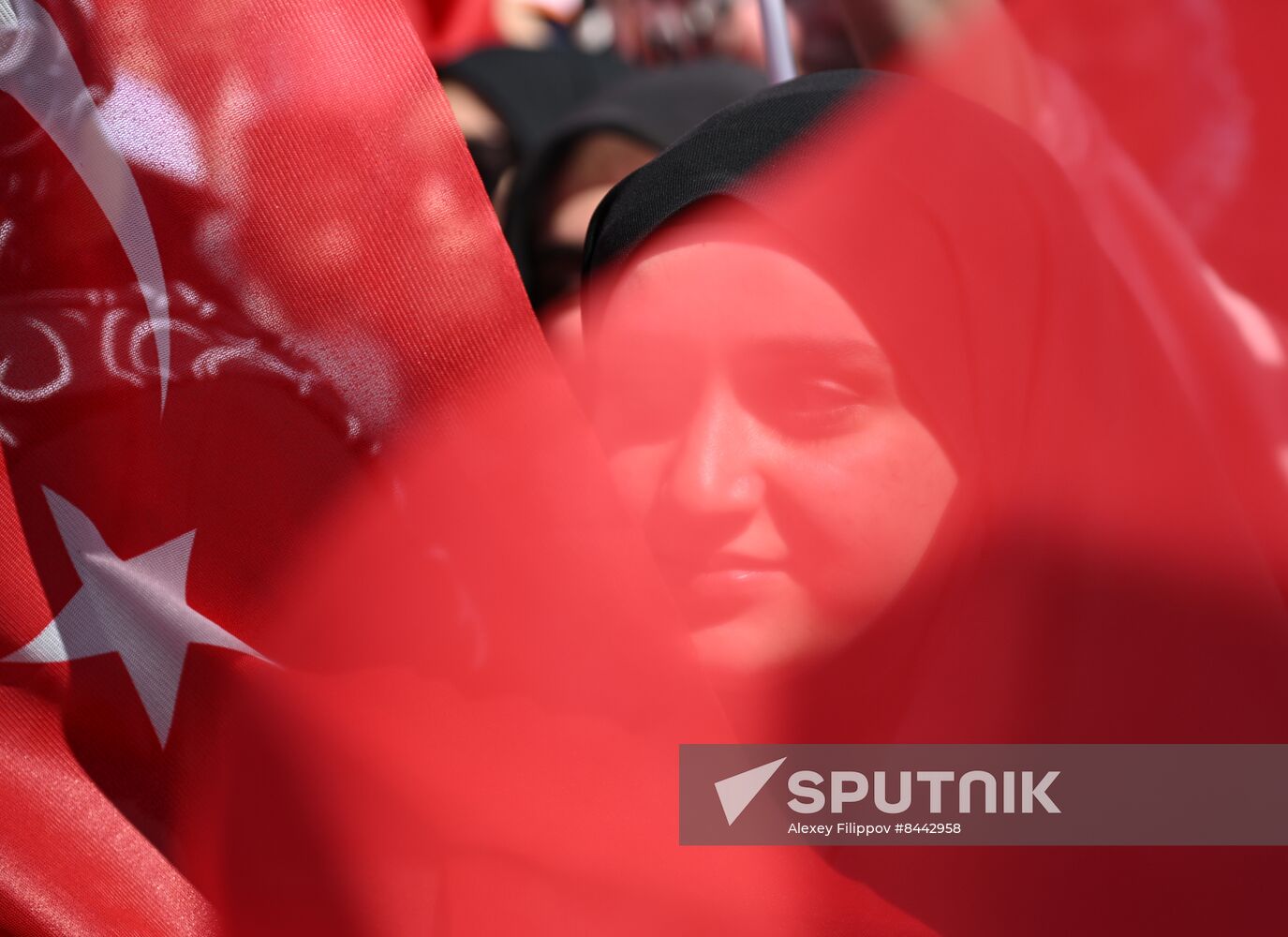 Turkey Election Erdogan Campaign Rally