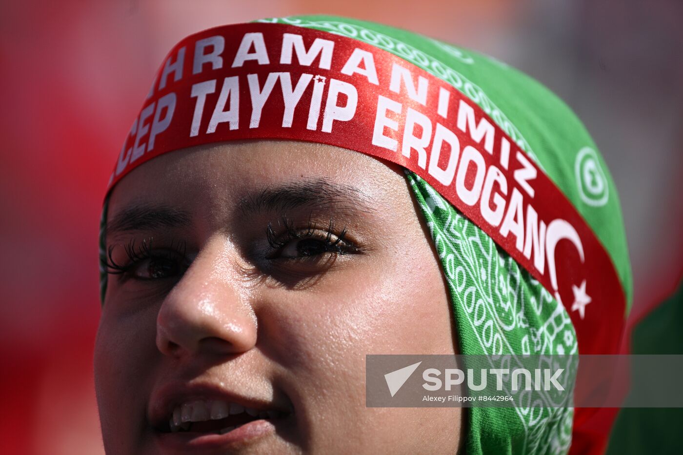 Turkey Election Erdogan Campaign Rally