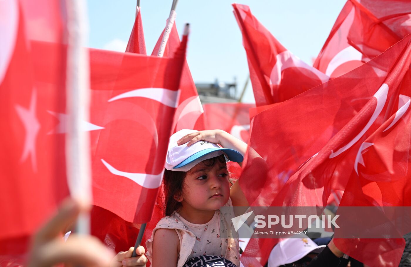 Turkey Election Erdogan Campaign Rally