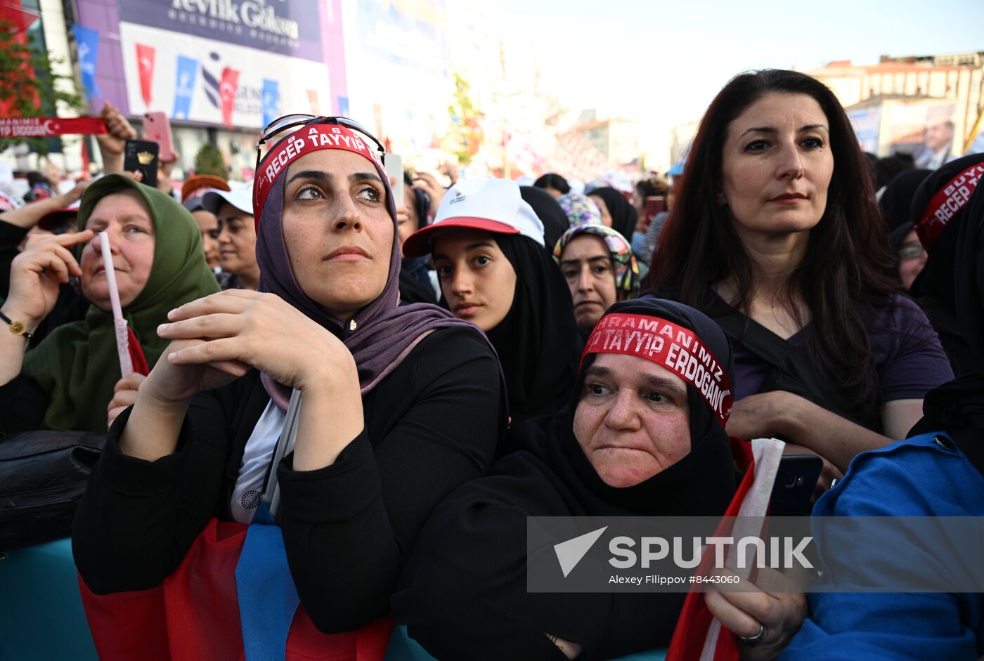 Turkey Election Erdogan Campaign Rally