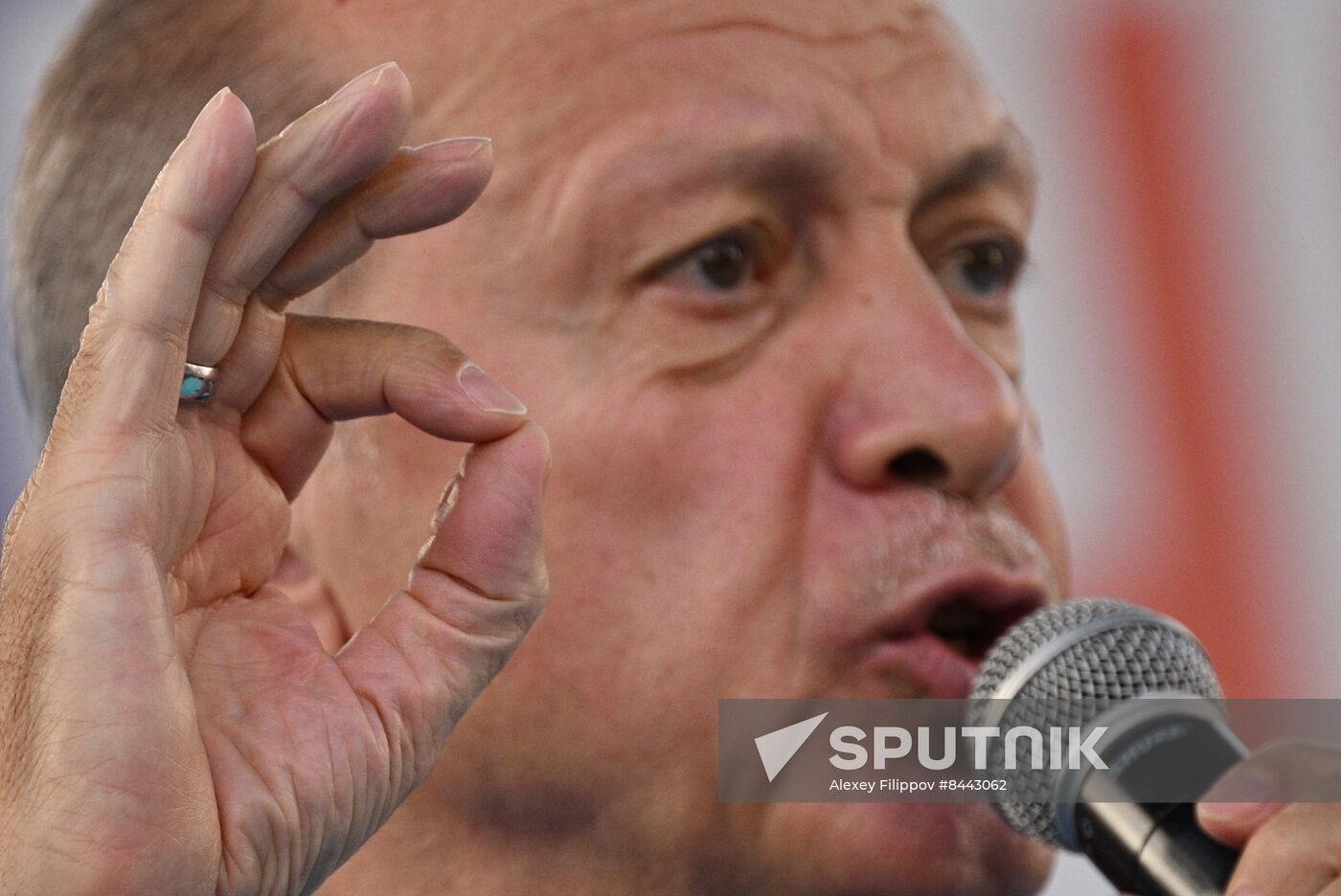 Turkey Election Erdogan Campaign Rally
