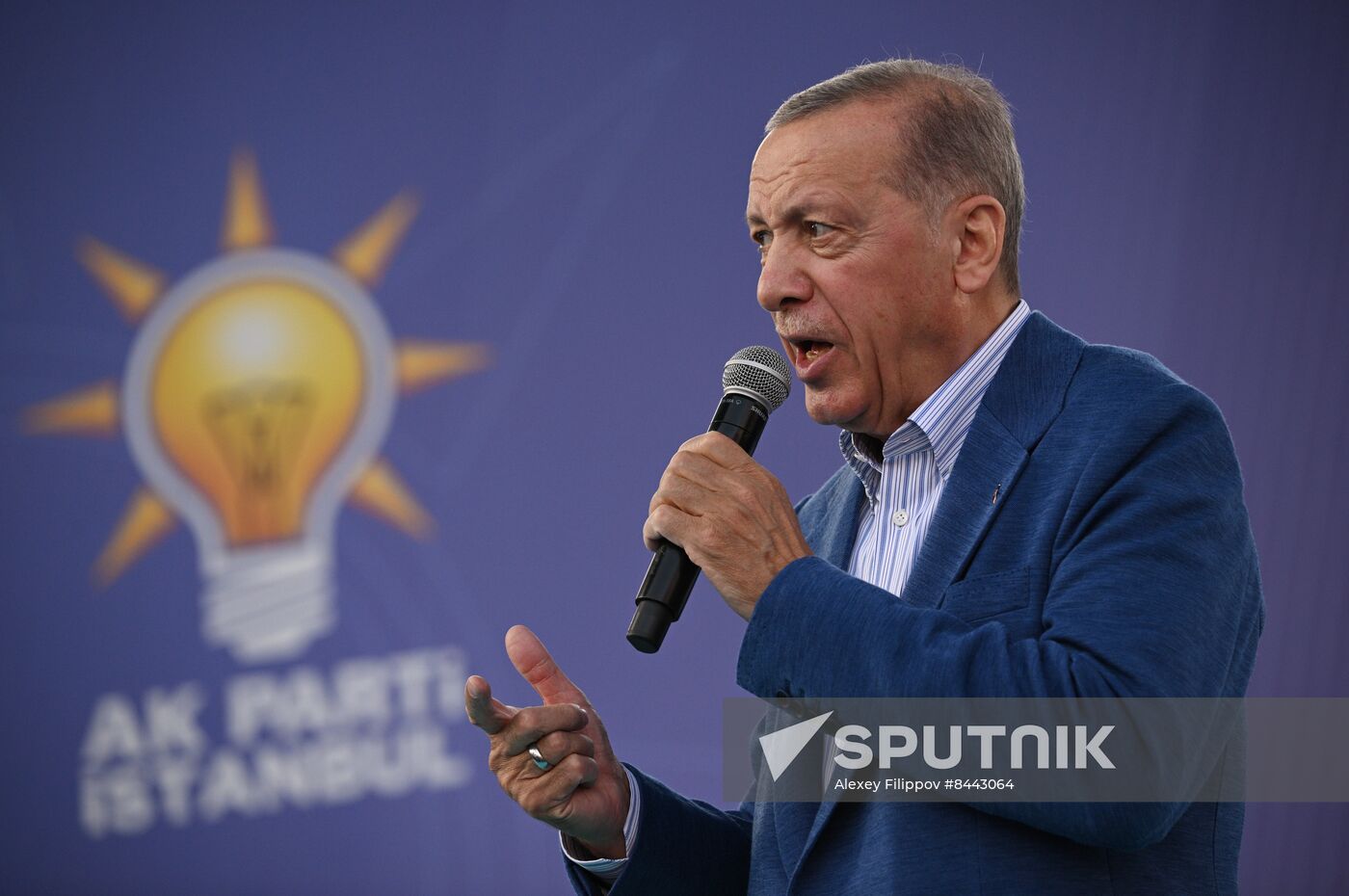 Turkey Election Erdogan Campaign Rally