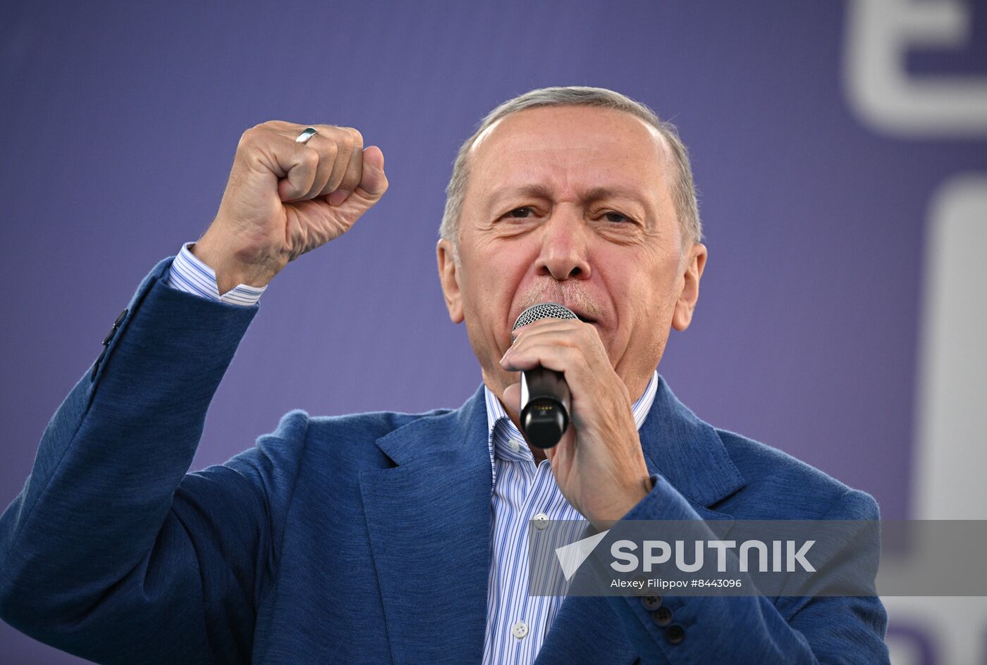 Turkey Election Erdogan Campaign Rally