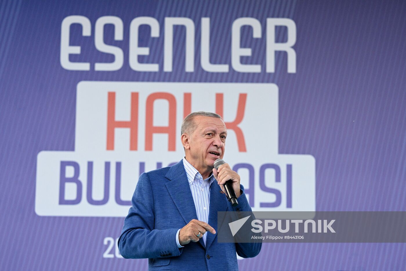 Turkey Election Erdogan Campaign Rally