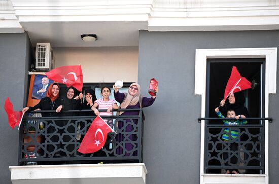 Turkey Election Erdogan Campaign Rally