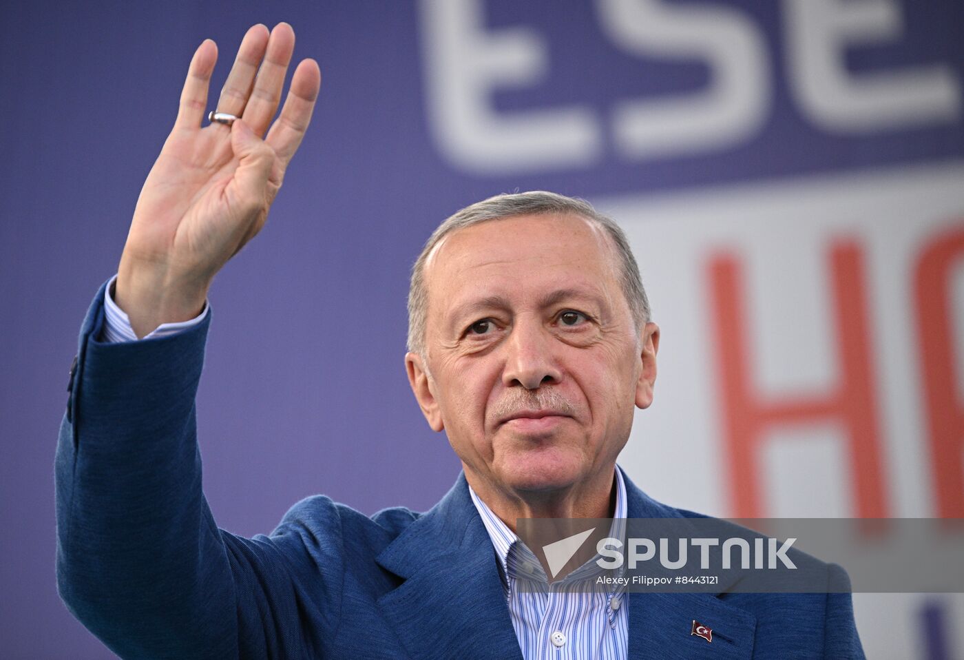 Turkey Election Erdogan Campaign Rally
