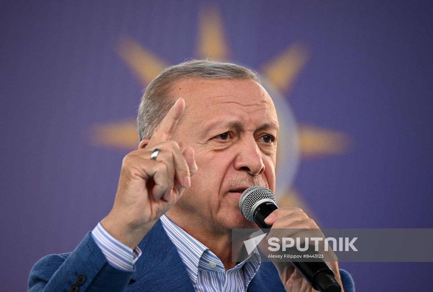 Turkey Election Erdogan Campaign Rally