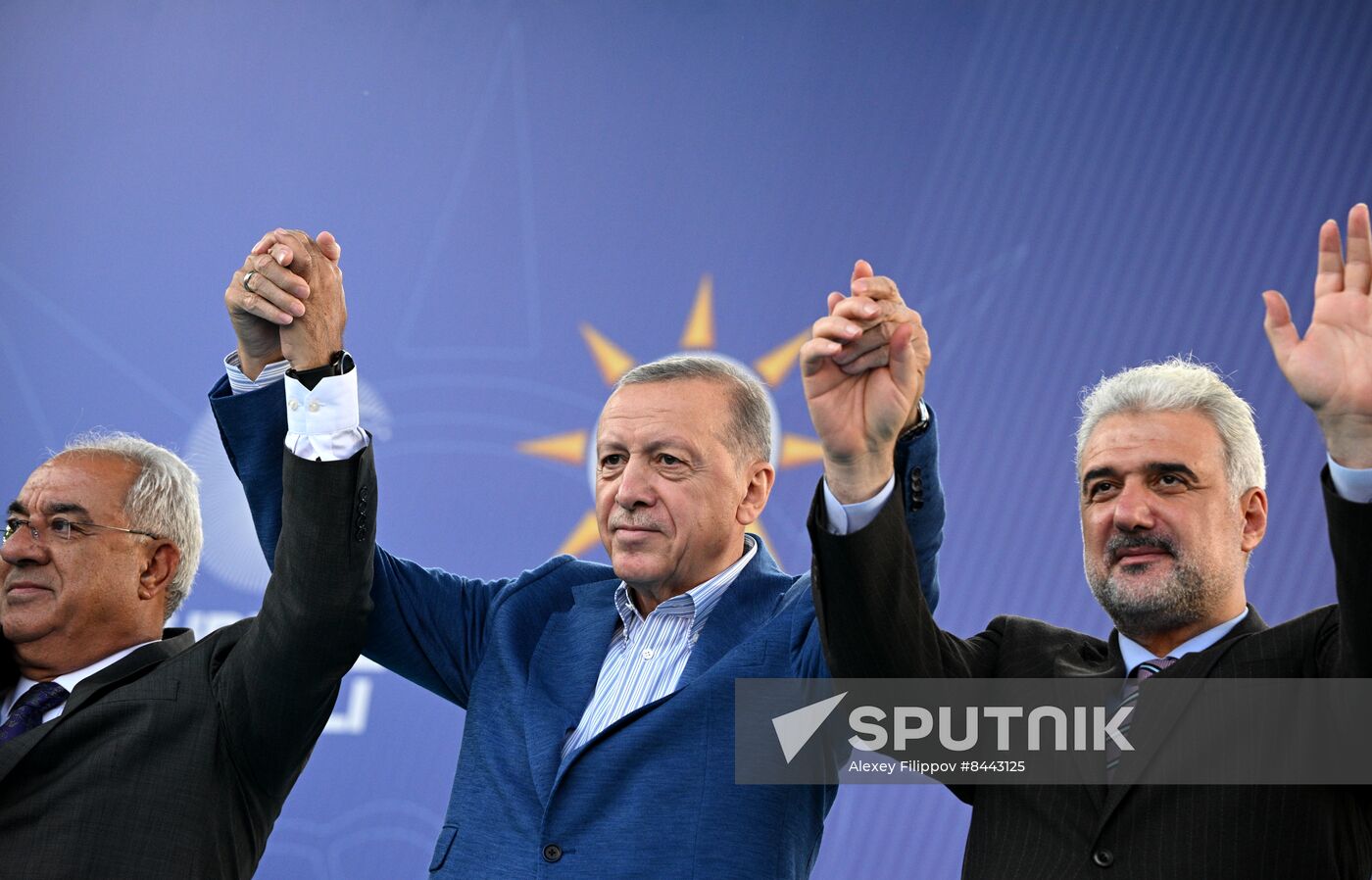Turkey Election Erdogan Campaign Rally