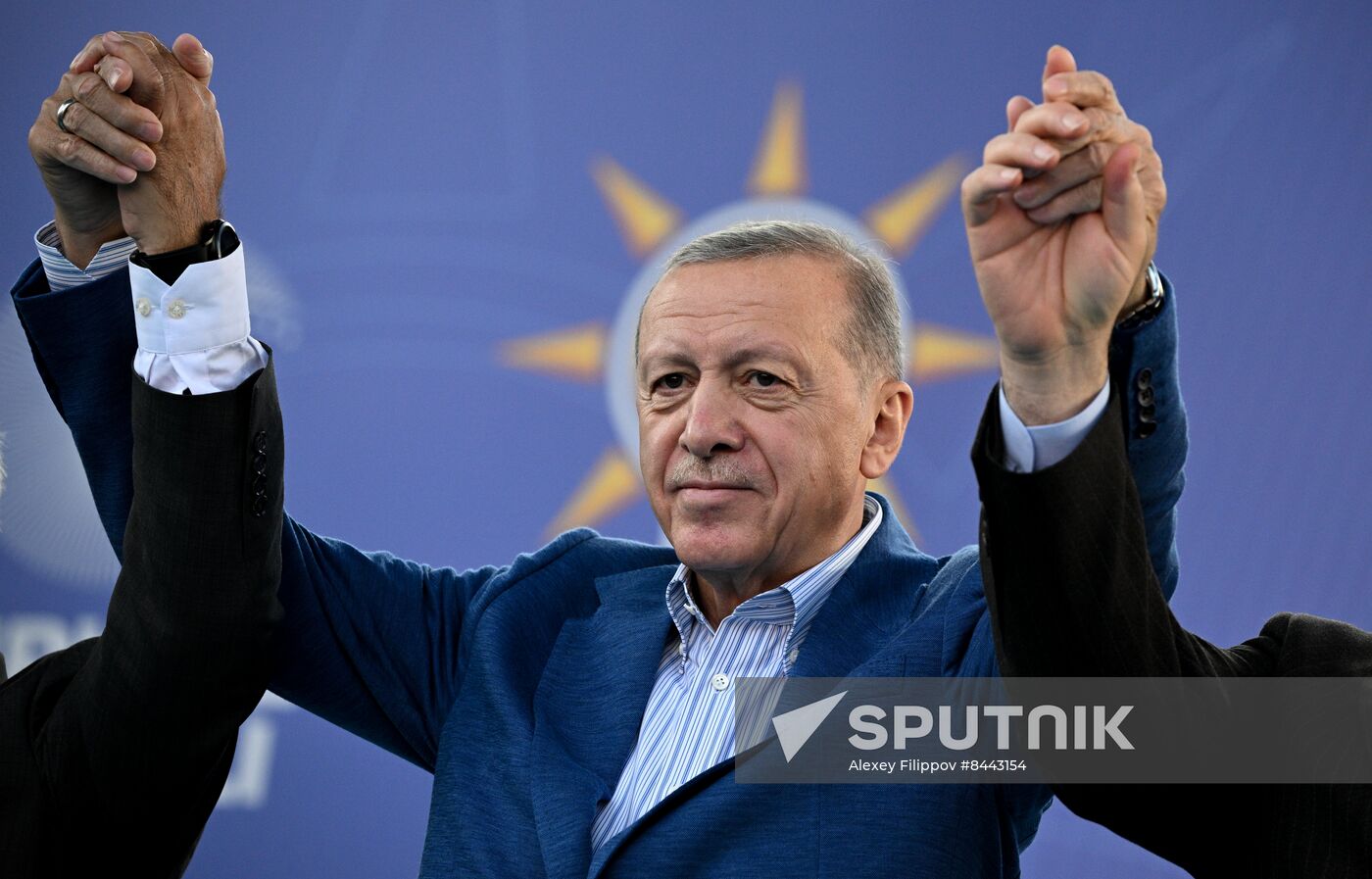 Turkey Election Erdogan Campaign Rally