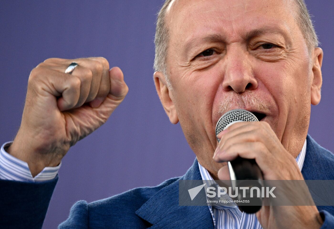 Turkey Election Erdogan Campaign Rally