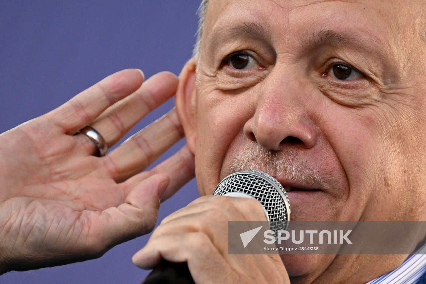 Turkey Election Erdogan Campaign Rally