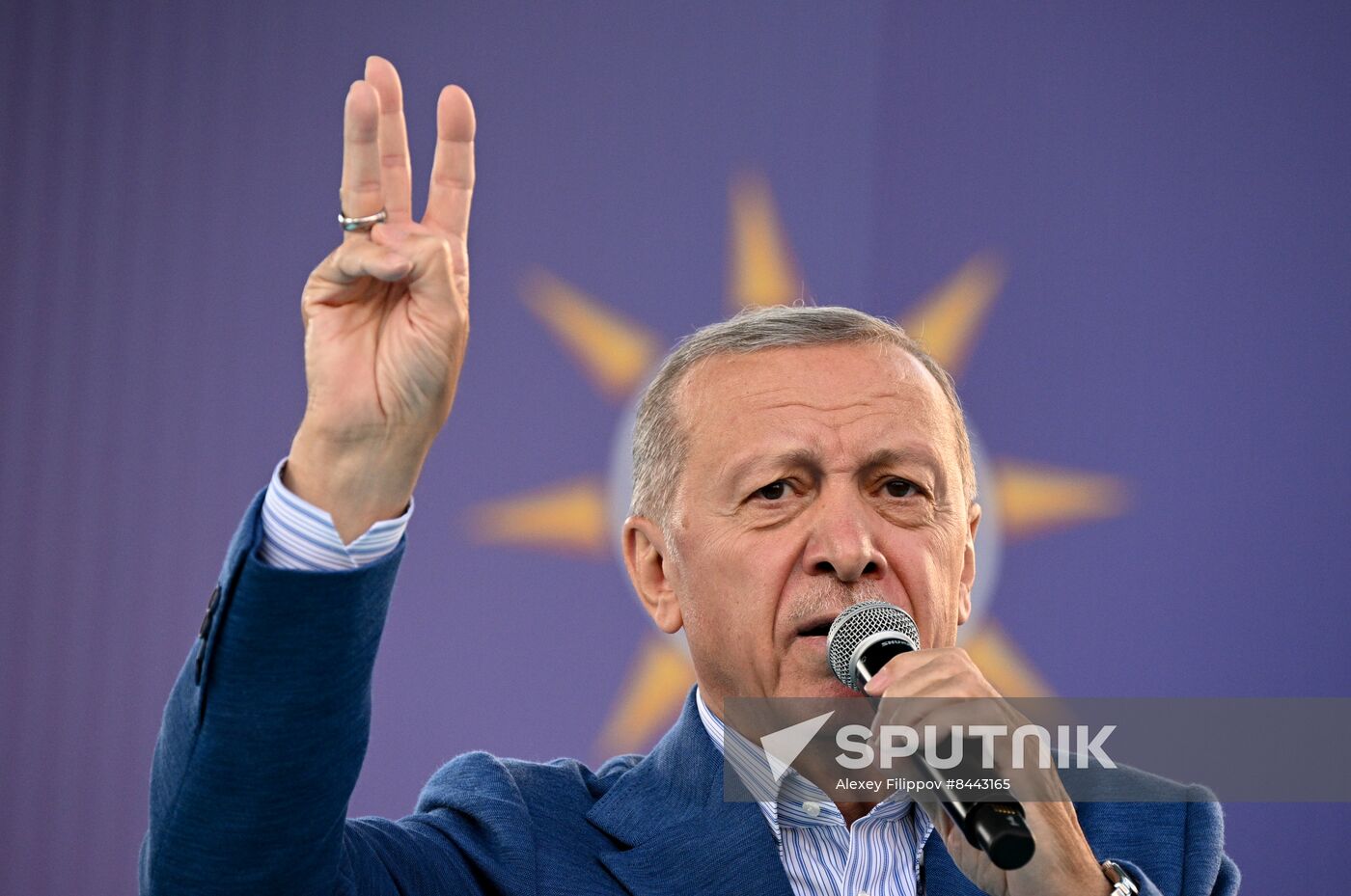 Turkey Election Erdogan Campaign Rally