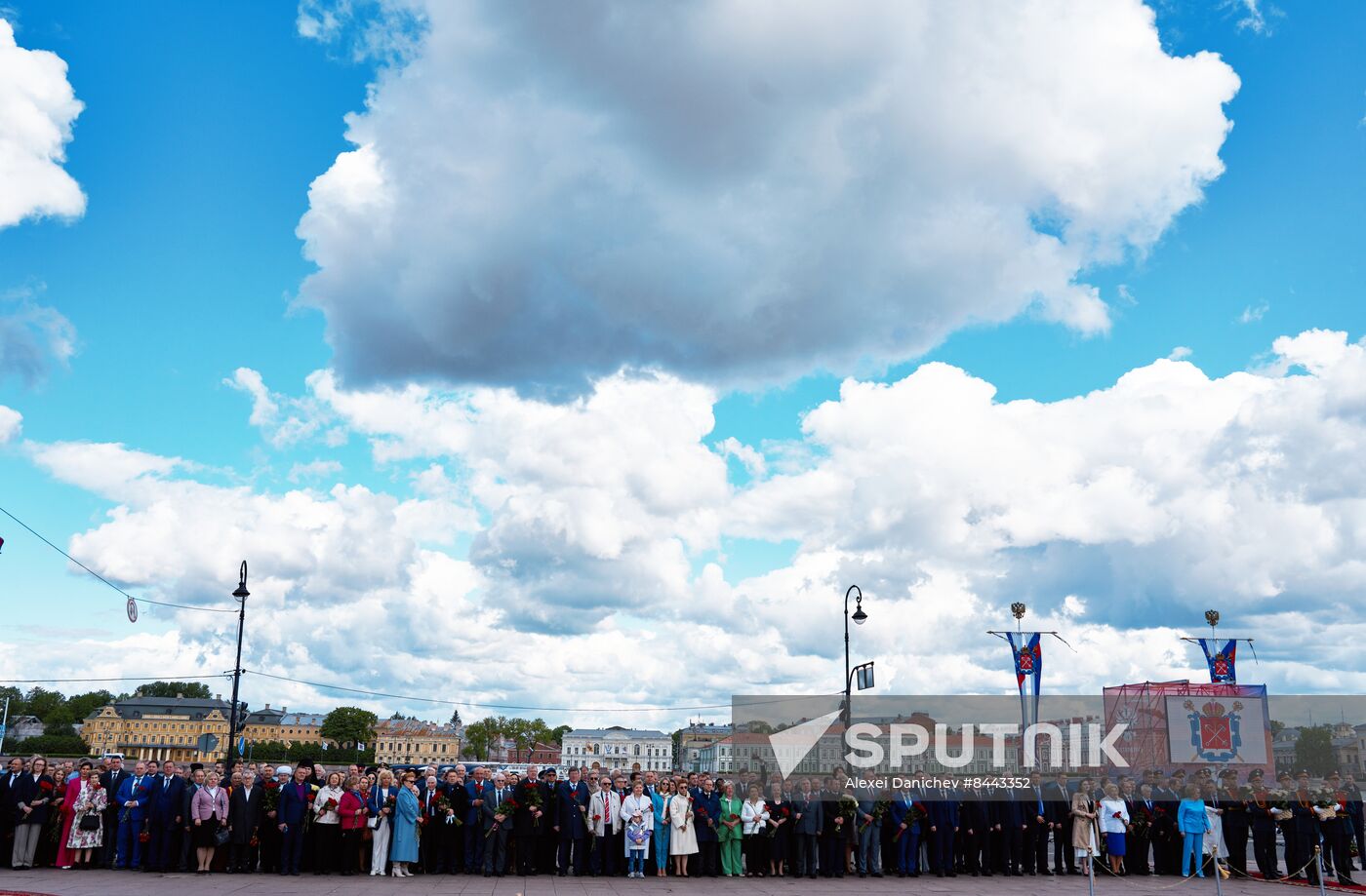 Russia St Petersburg Founding Anniversary