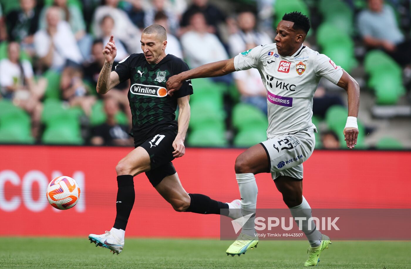 Russia Soccer Premier-League Krasnodar - CSKA