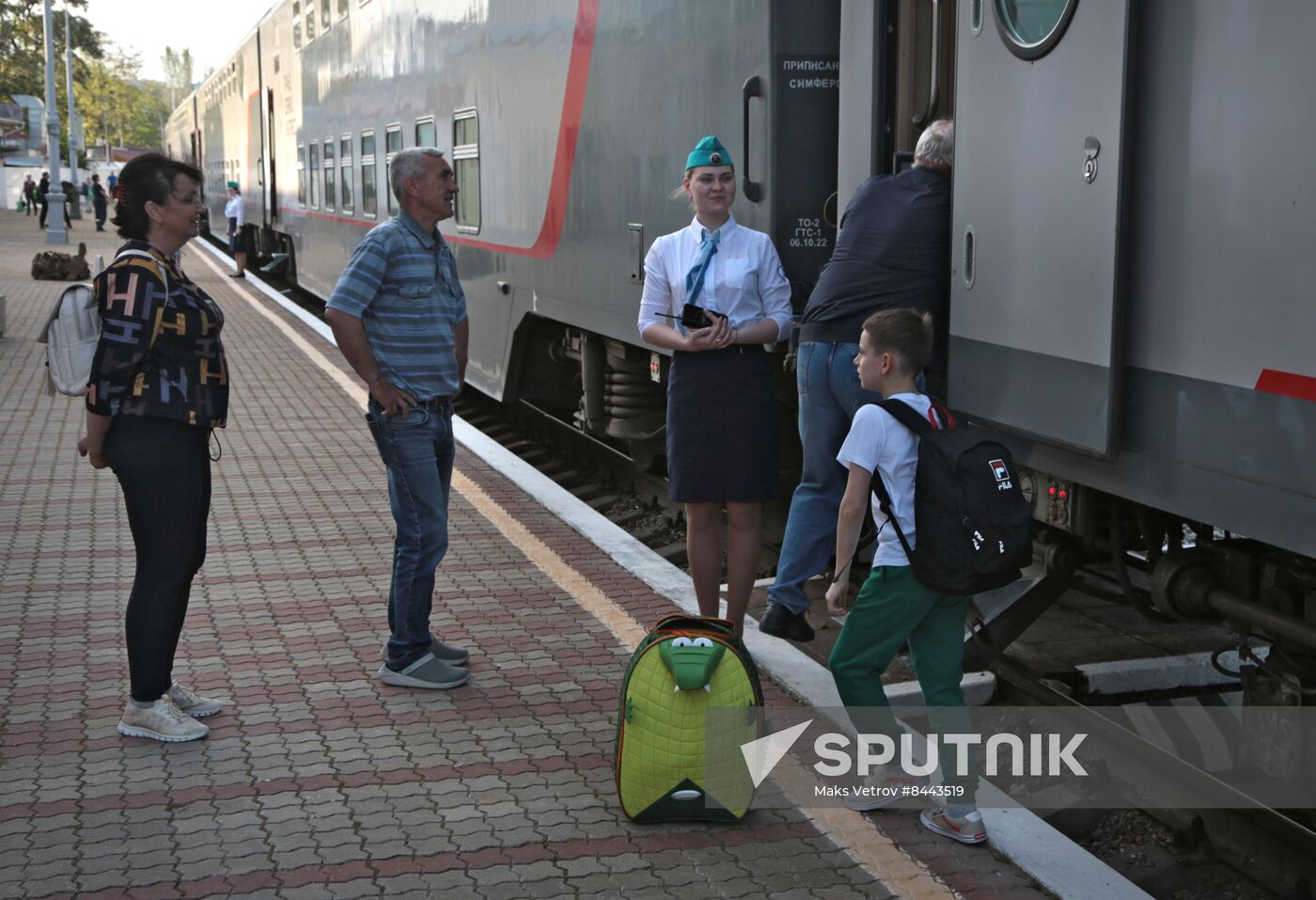 Russia Crimea Rail Traffic