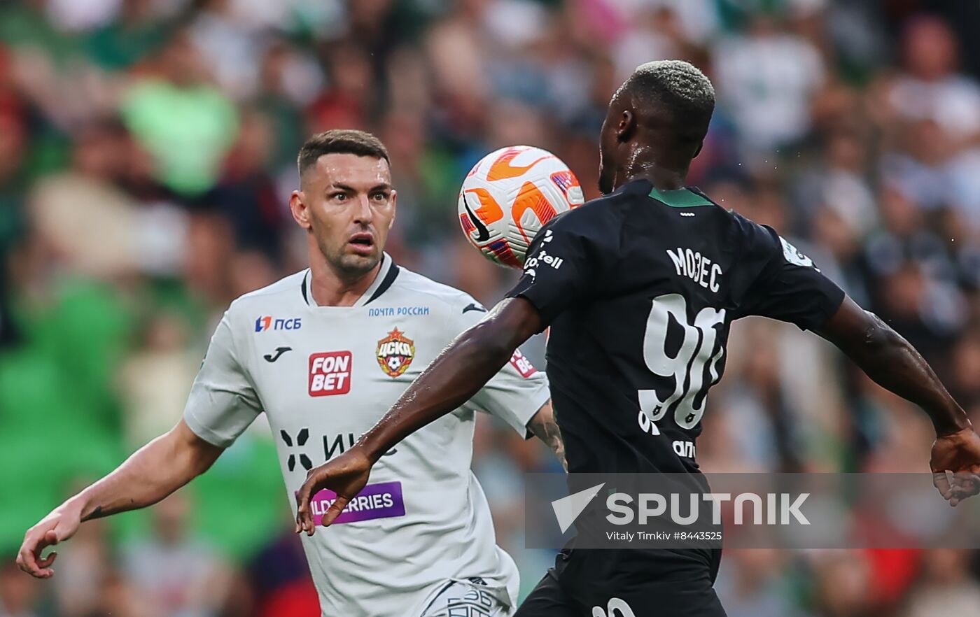 Russia Soccer Premier-League Krasnodar - CSKA