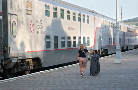 Russia Crimea Rail Traffic