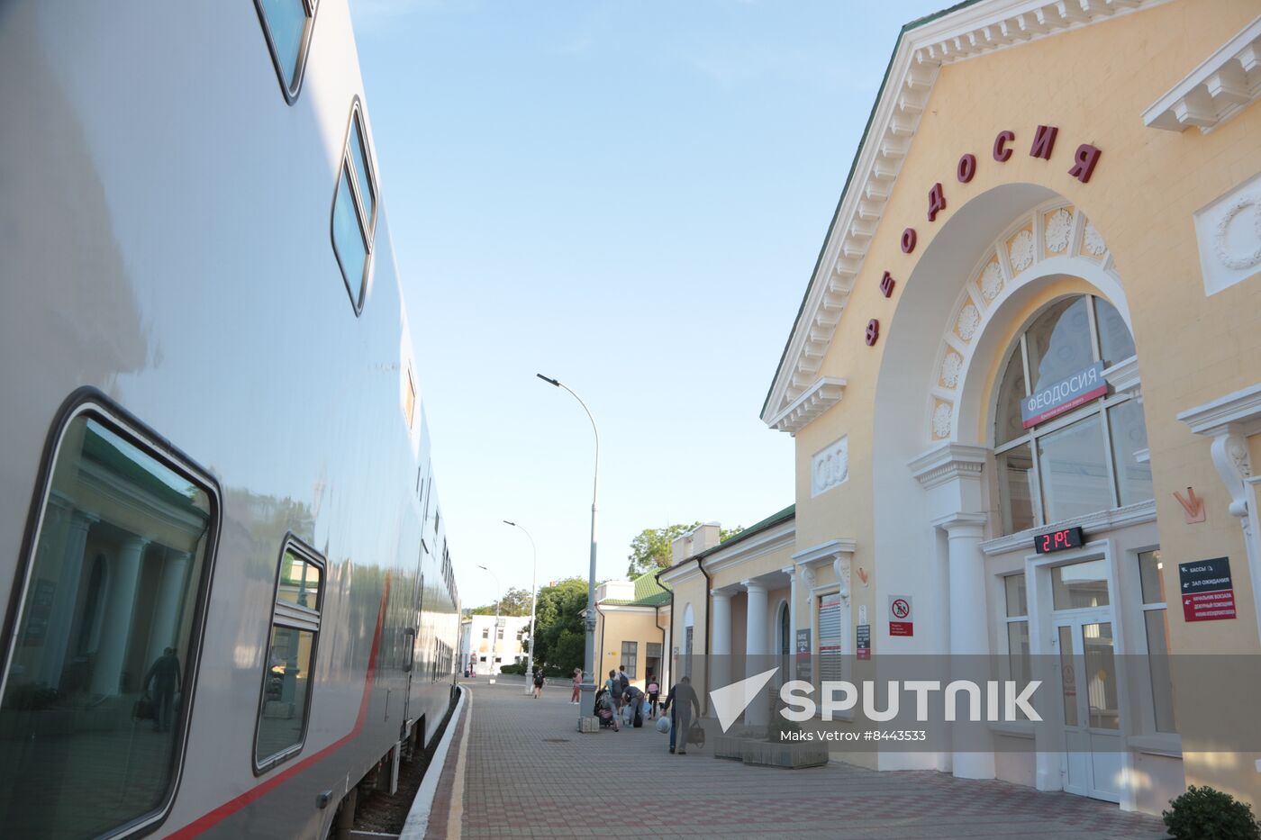 Russia Crimea Rail Traffic