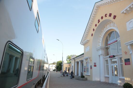 Russia Crimea Rail Traffic