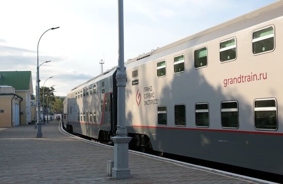 Russia Crimea Rail Traffic