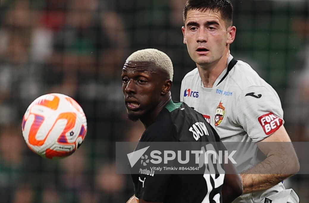 Russia Soccer Premier-League Krasnodar - CSKA