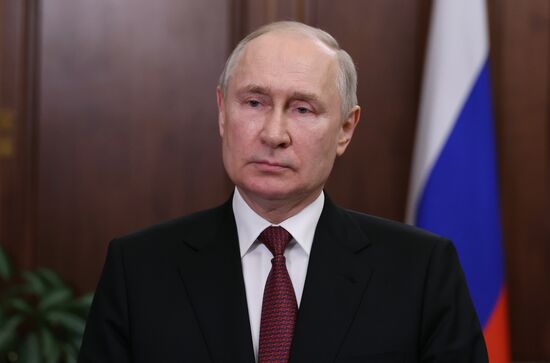 Russia Putin Border Guard Day