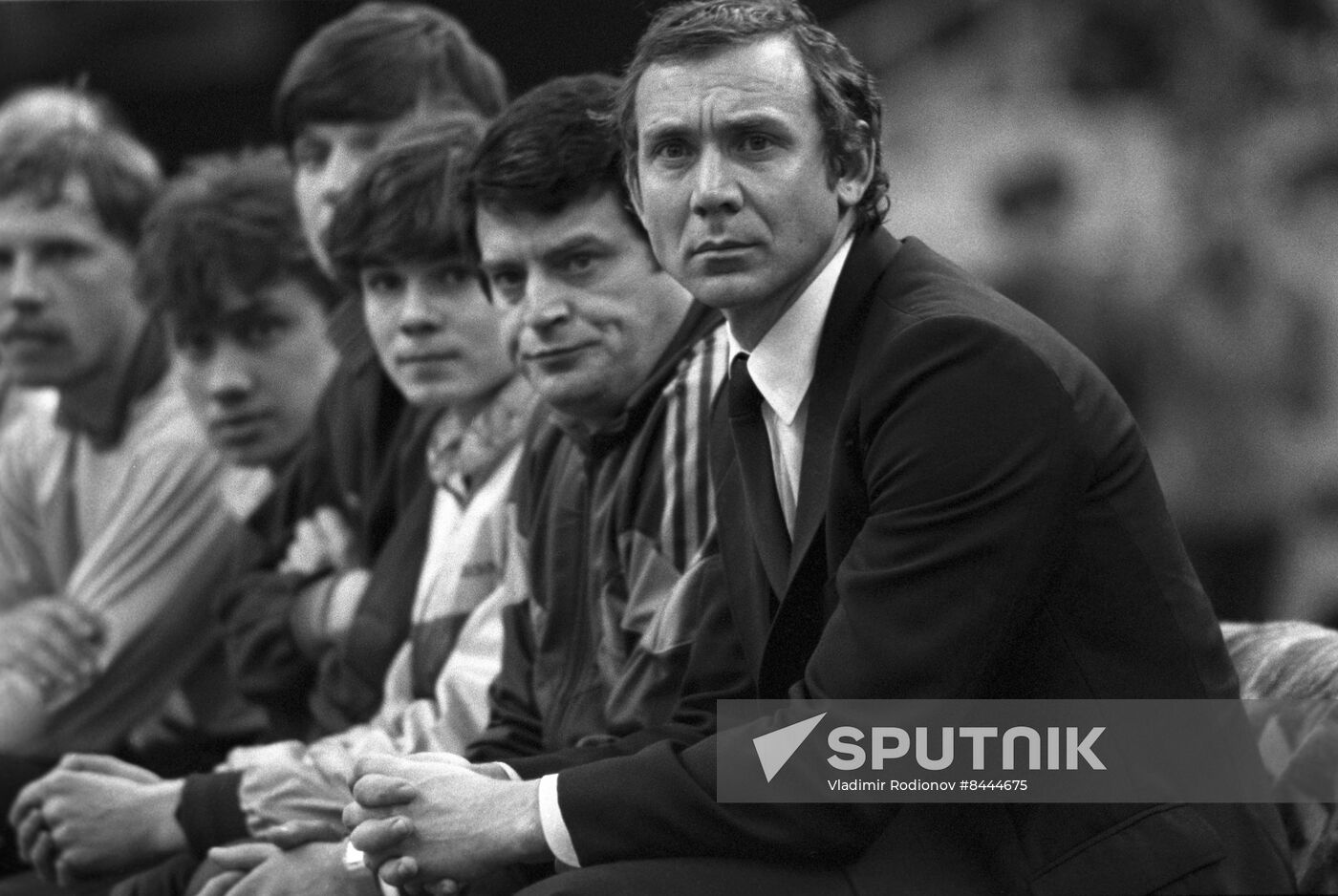 Russian football coach Oleg Romantsev