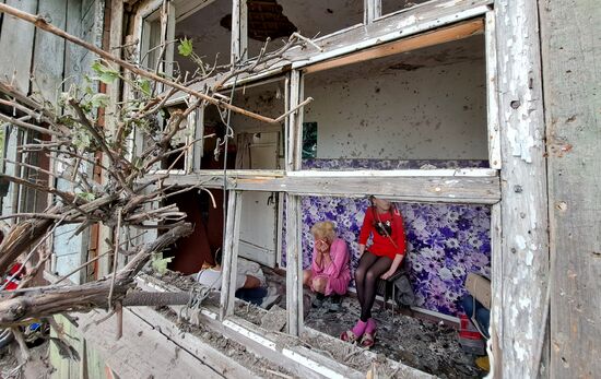 Russia Ukraine Military Operation Shelling