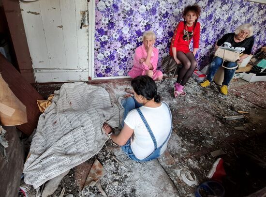 Russia Ukraine Military Operation Shelling