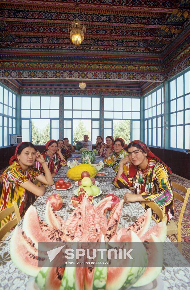 Lenin collective farm in Tajikistan