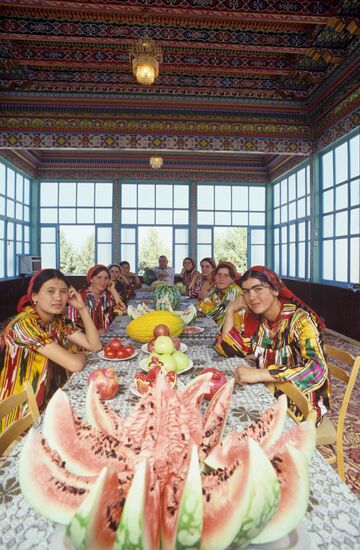 Lenin collective farm in Tajikistan