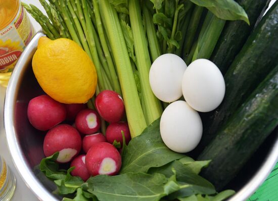 School chefs competition in Yekaterinburg