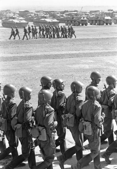 Withdrawing part of Soviet forces from Democratic Republic of Afghanistan in 1986