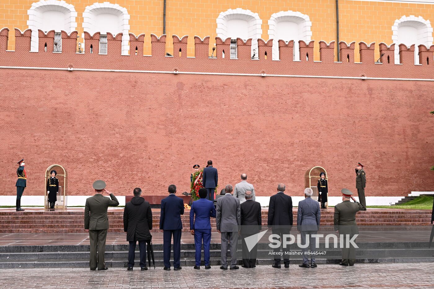 Russia Eritrea Wreath Laying