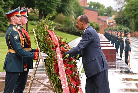 Russia Eritrea Wreath Laying