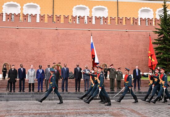 Russia Eritrea Wreath Laying