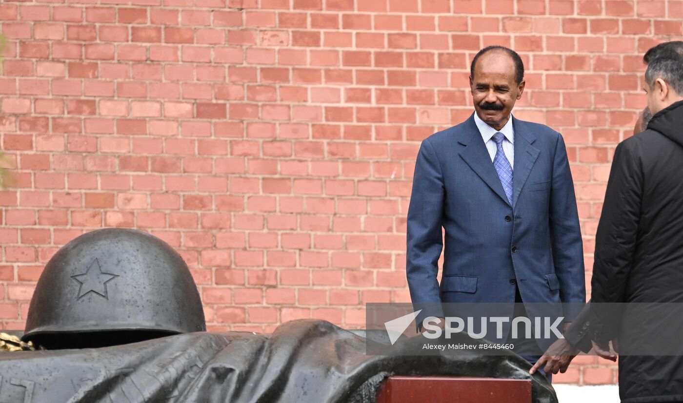 Russia Eritrea Wreath Laying