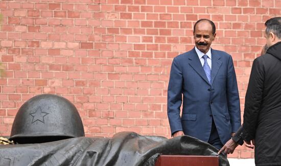 Russia Eritrea Wreath Laying