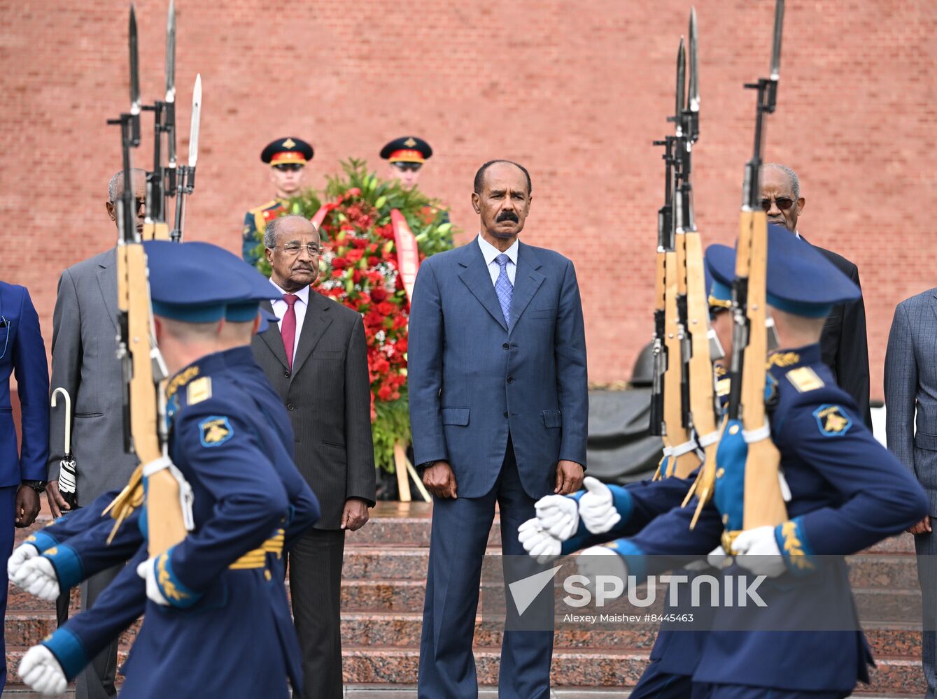 Russia Eritrea Wreath Laying