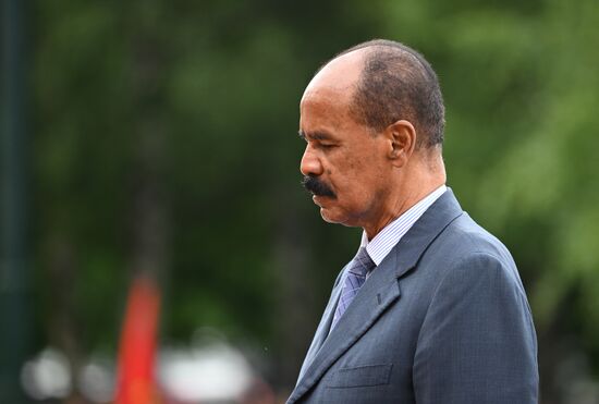 Russia Eritrea Wreath Laying