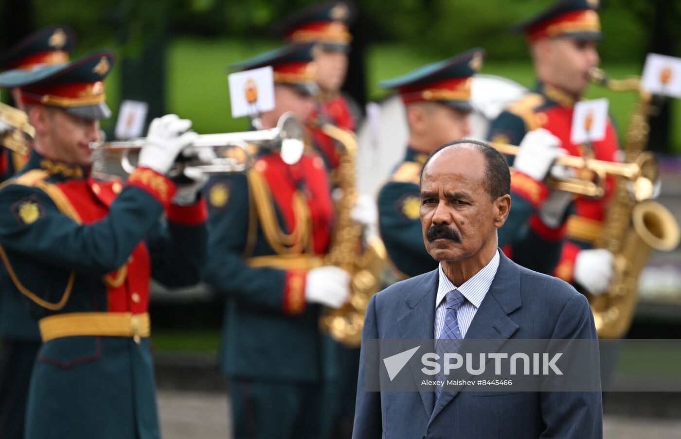 Russia Eritrea Wreath Laying