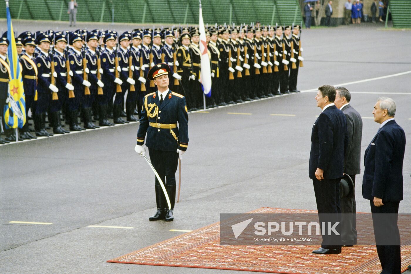 US President Ronald Reagan's official visit to USSR
