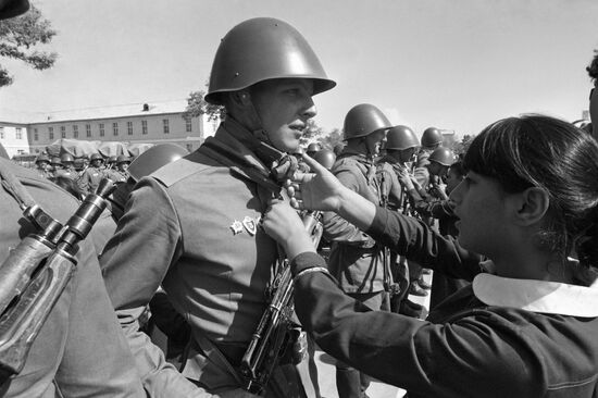Withdrawal of limited contingent of Soviet troops from Democratic Republic of Afghanistan, 1986