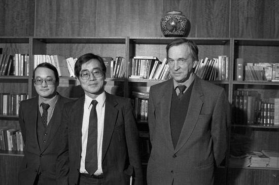 Representatives of Japanese newspaper The Nikkei visit USSR