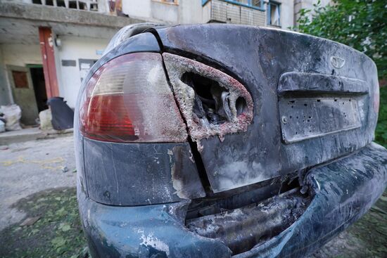 Russia Ukraine Military Operation Shelling