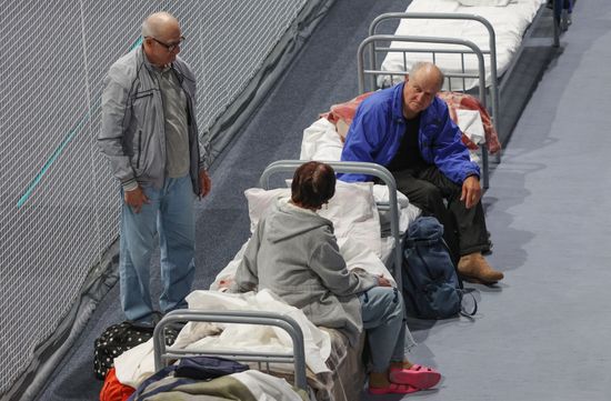 Russia Ukraine Military Operation Evacuees